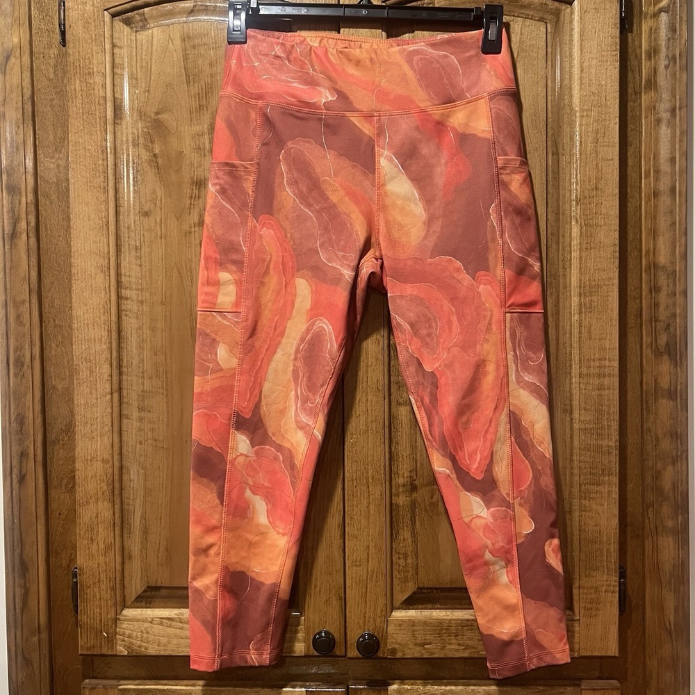 Live Well Active Ladies Leggings With Pockets Size M Activewear, Workout, Yoga